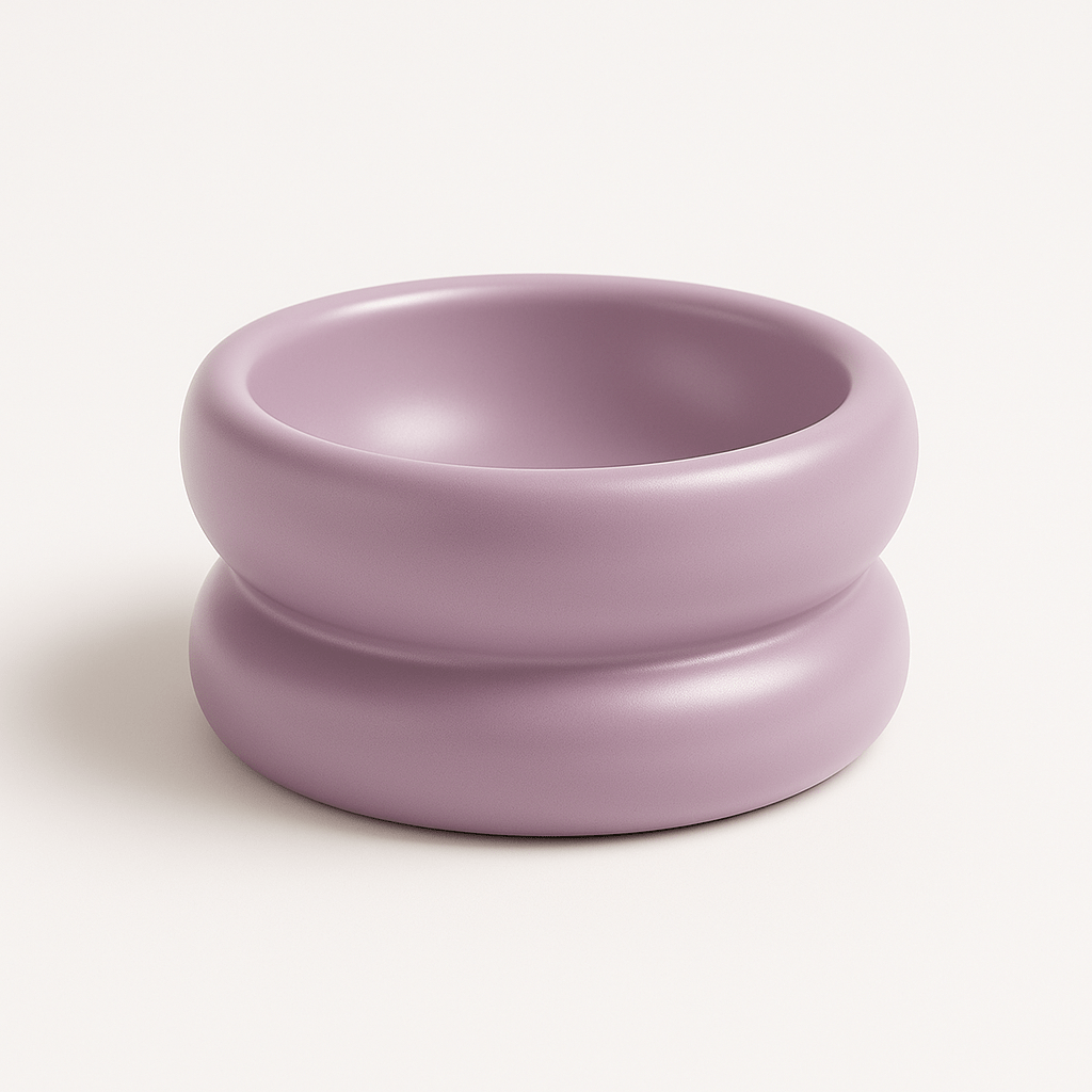 Double Donut Ceramic Pet Bowl - Poto Pata - 