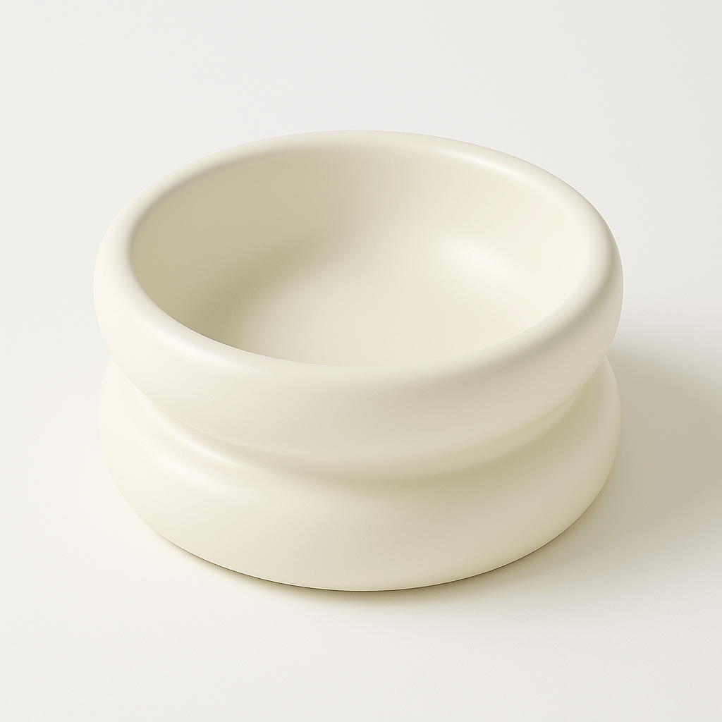 Double Donut Ceramic Pet Bowl - Poto Pata - 