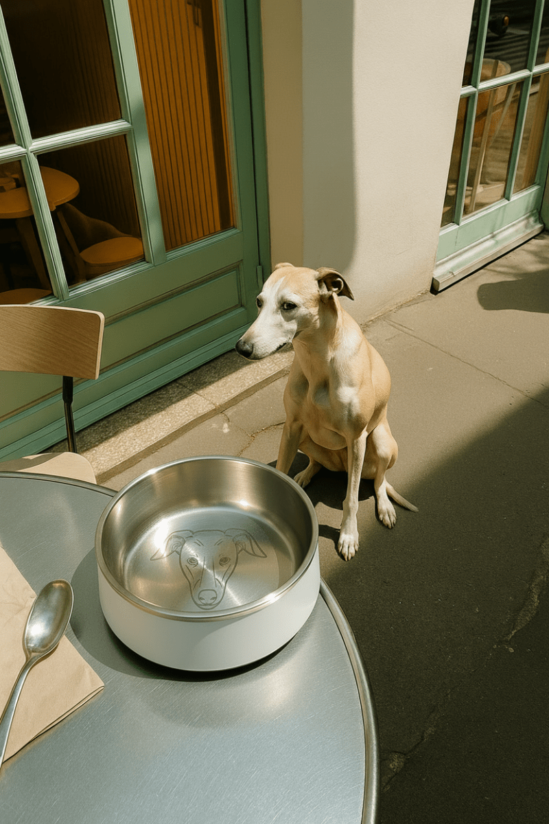 Titan Anti - Slip Stainless Steel Pet Bowl - Poto Pata - 