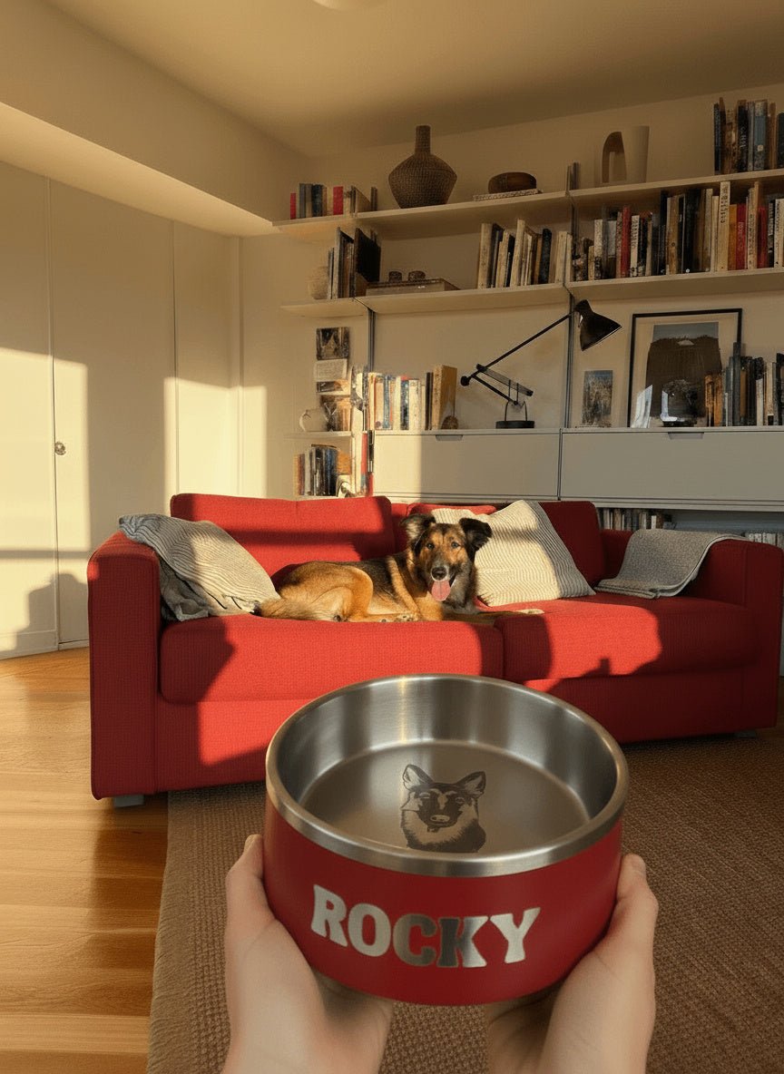 Titan Anti - Slip Stainless Steel Pet Bowl - Poto Pata - 