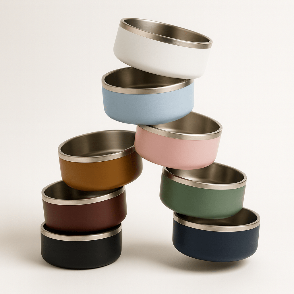 Titan Anti - Slip Stainless Steel Pet Bowl - Poto Pata - 